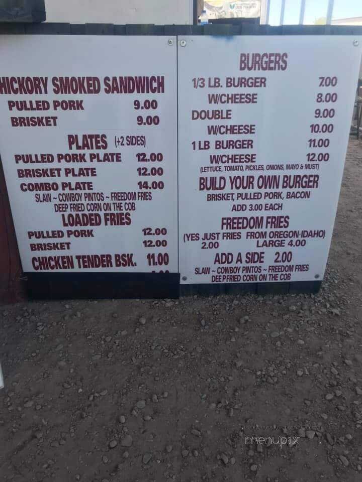 Smokin Pops - Quartzsite, AZ menu_pic