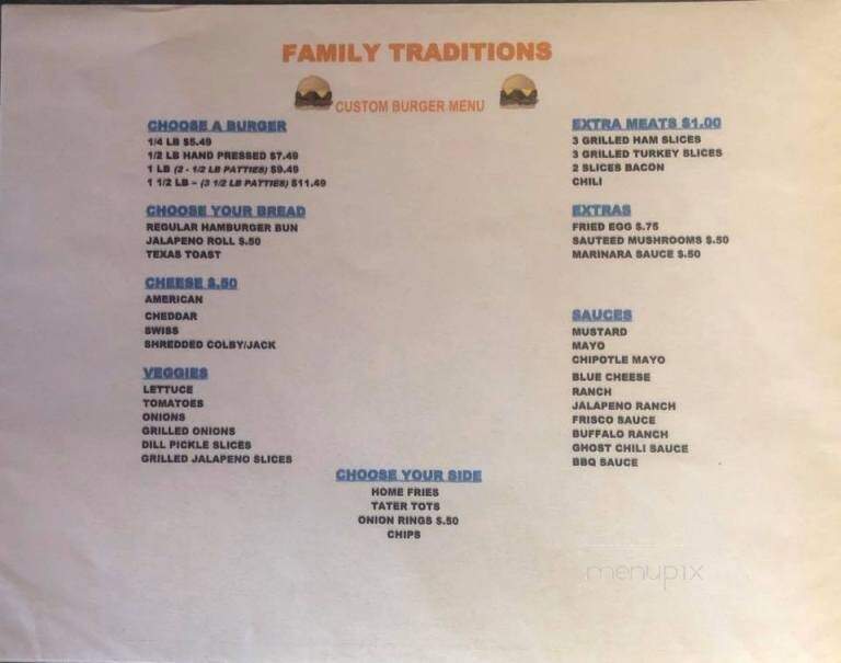 Family Traditions Bar and Grill - Canute, OK