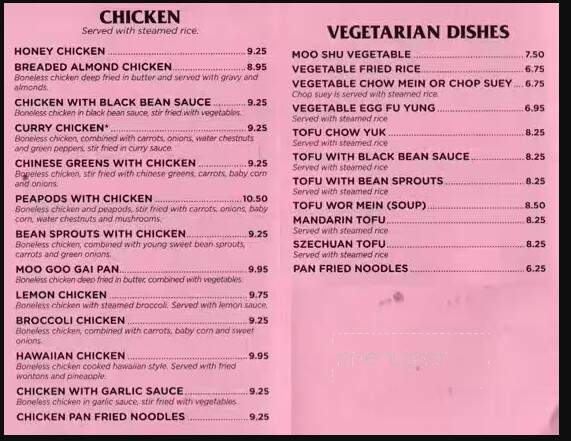 Golden Dragon Restaurant - Poulsbo, WA menu_pic
