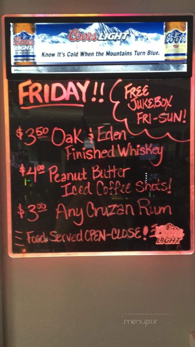 Athen Corner Pub Incorporated - Athens, IL menu_pic