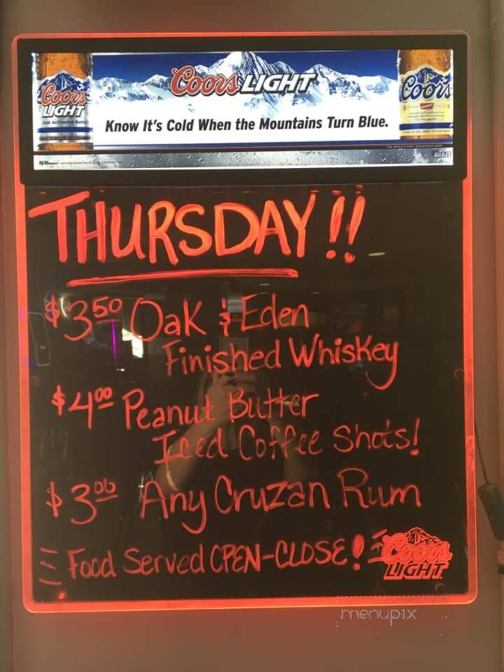 Athen Corner Pub Incorporated - Athens, IL menu_pic