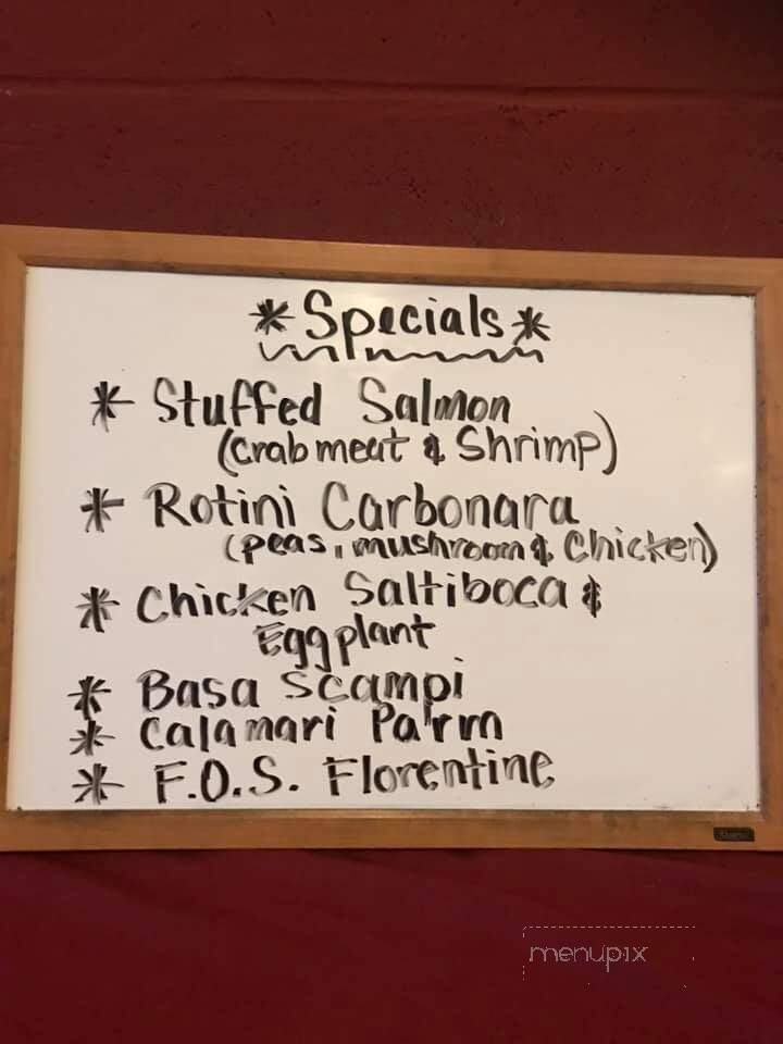 Edgar Italian Restaurant - Madera, CA menu_pic
