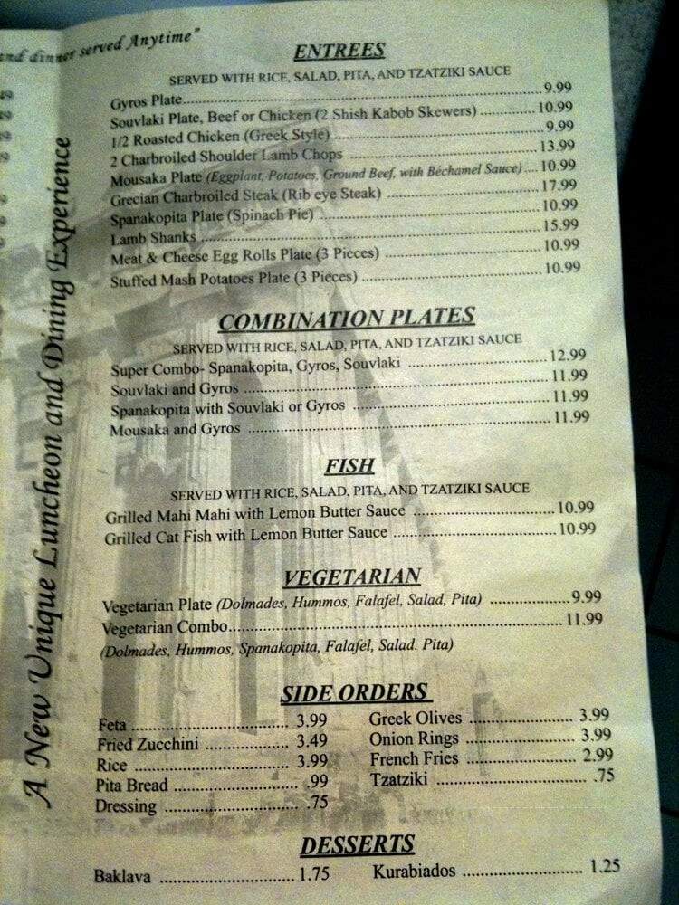 Grecian Cafe - Spring Valley, CA