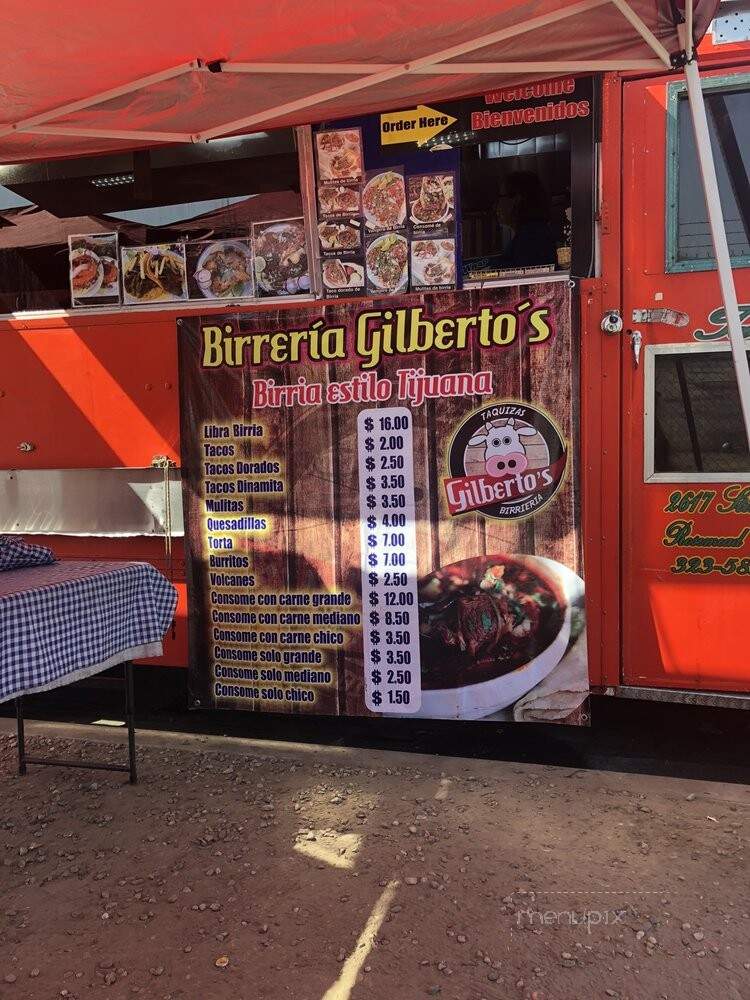 Taquizas Gilberto - West Covina, CA menu_pic