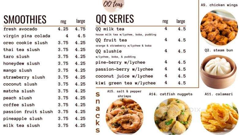 QQ Noodle - Marina, CA menu_pic