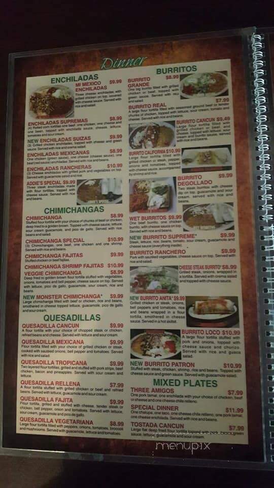 Cancun Mexico Grill - Medicine Lodge, KS menu_pic