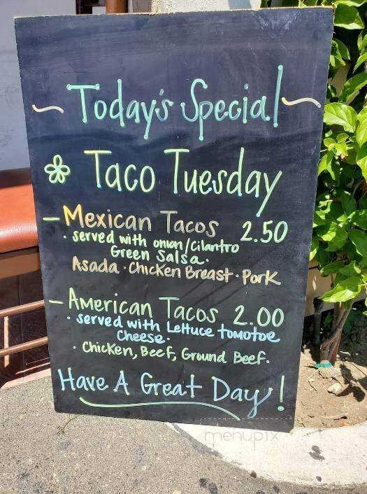 Hortencias Orange County - Los Alamitos, CA menu_pic