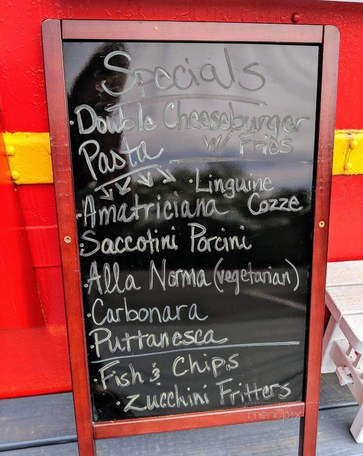 The Lobster Rail - Searsport, ME menu_pic