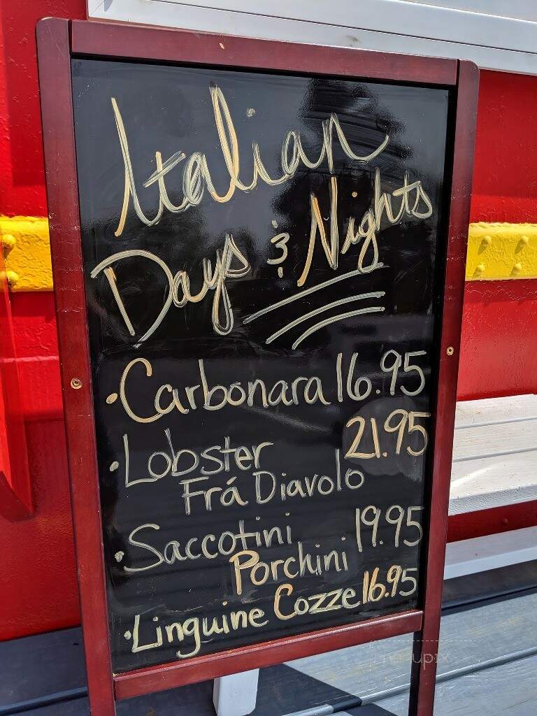 The Lobster Rail - Searsport, ME menu_pic