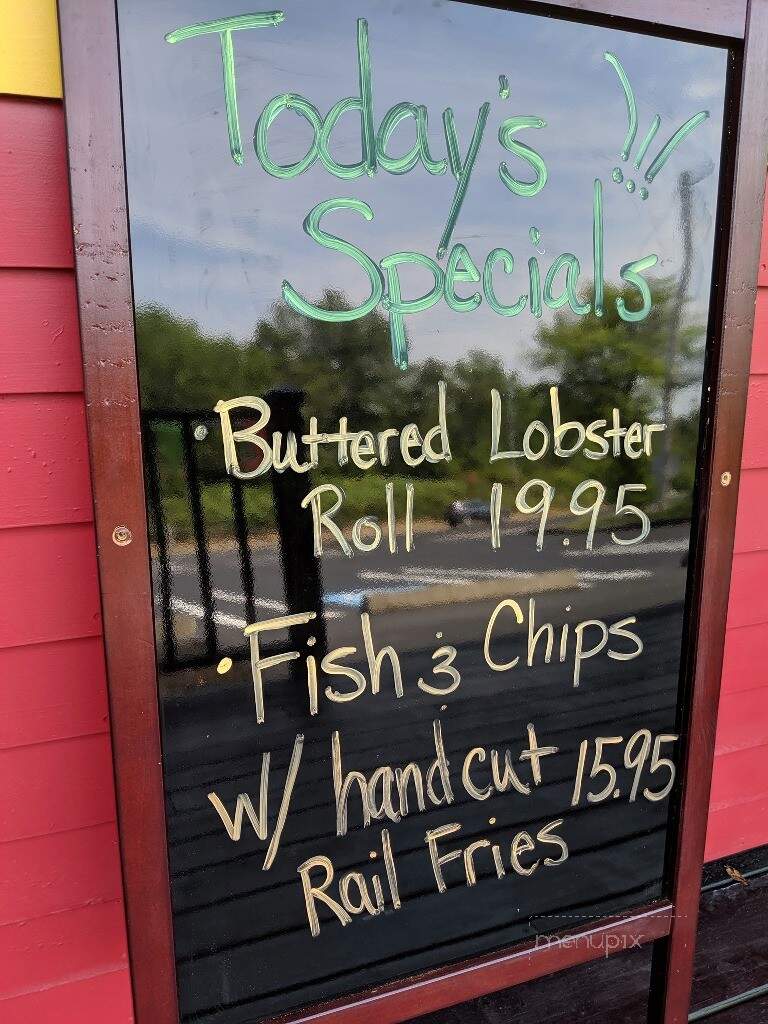 The Lobster Rail - Searsport, ME menu_pic