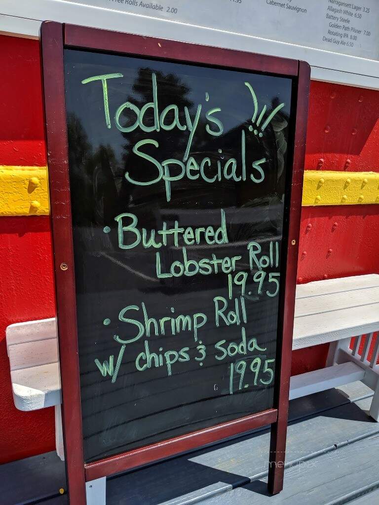 The Lobster Rail - Searsport, ME menu_pic