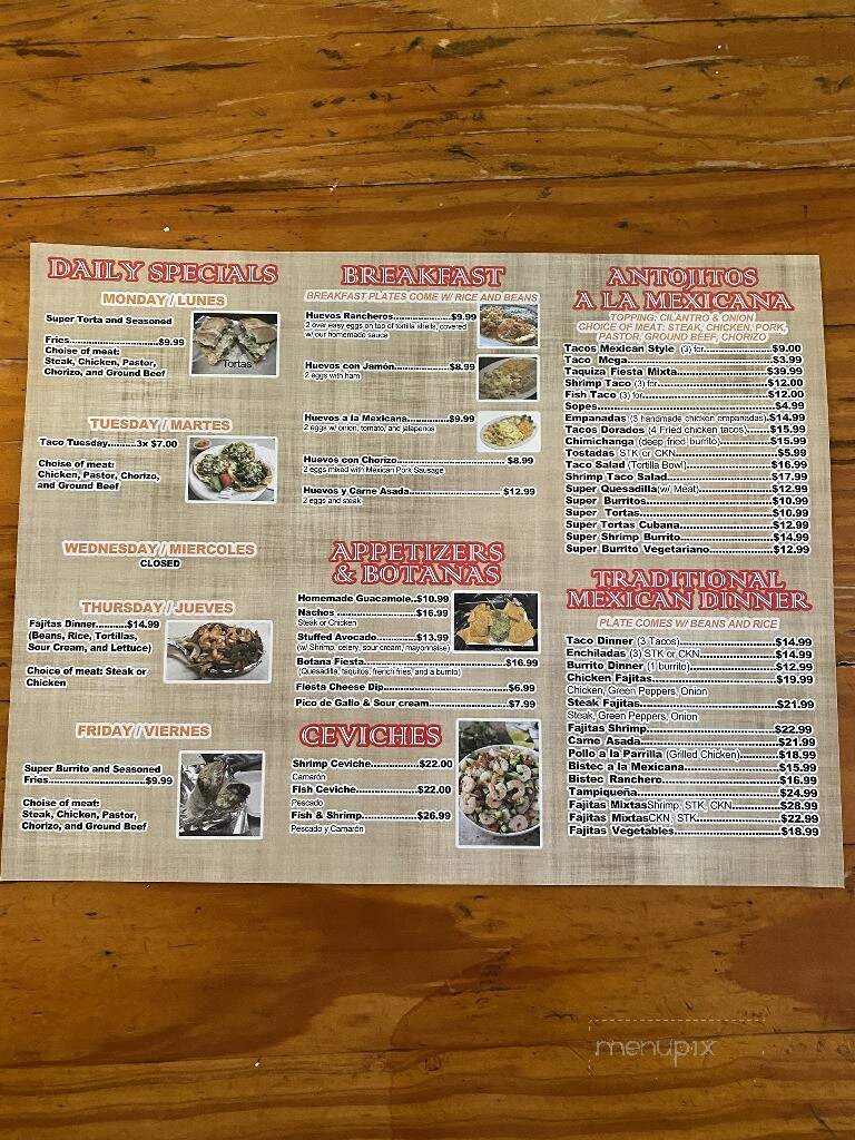 Galena Tajin - Galena, IL menu_pic