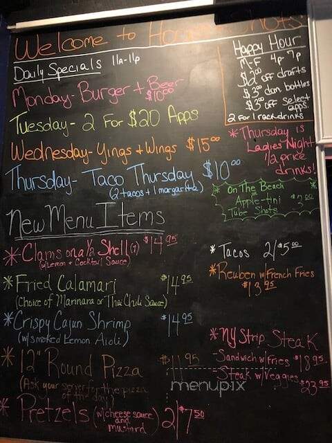 Hoops and Shots Bar and Grill - West Islip, NY menu_pic