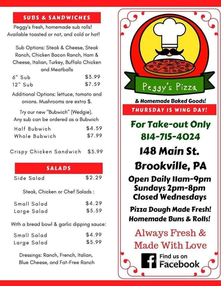 Peggy's Pizza - Brookville, PA