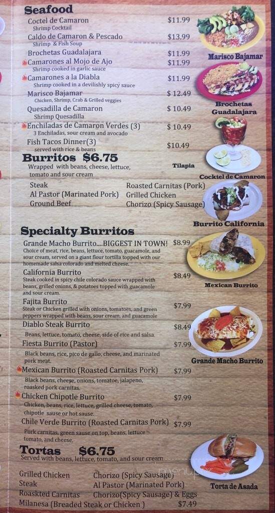 Habanero Grill - Morris, IL menu_pic