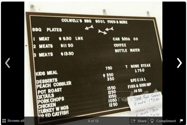 Colwell's Barbeque Soul Food - Houston, TX