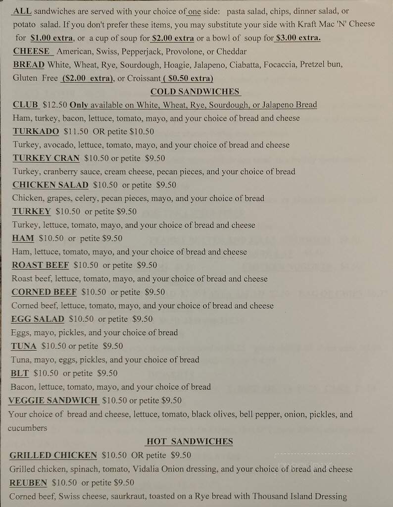 Lunch Box - Clovis, NM menu_pic