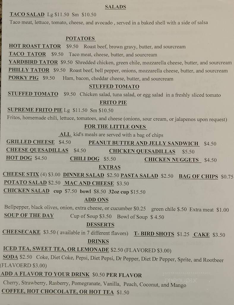 Lunch Box - Clovis, NM menu_pic