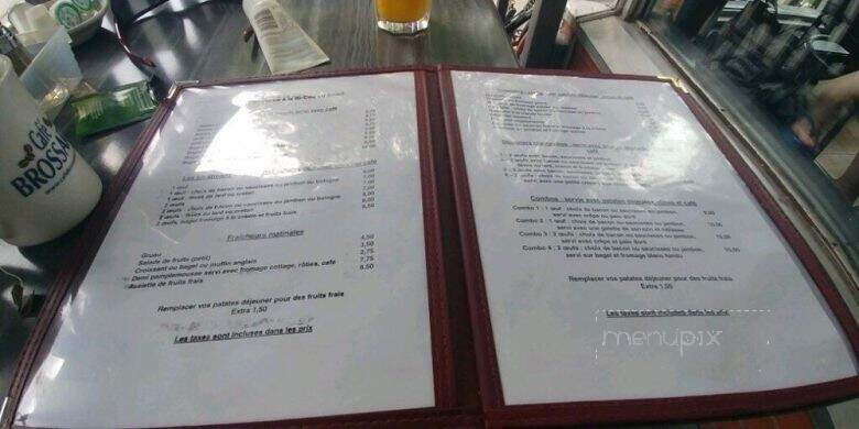Restaurant La Bi-Coq Au Soleil - Laval, QC menu_pic