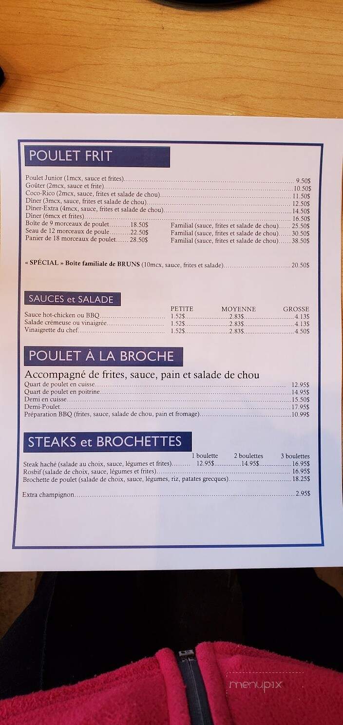 Restaurant Coco-Rico - Metabetchouan-Lac-A-La-Croix, QC menu_pic