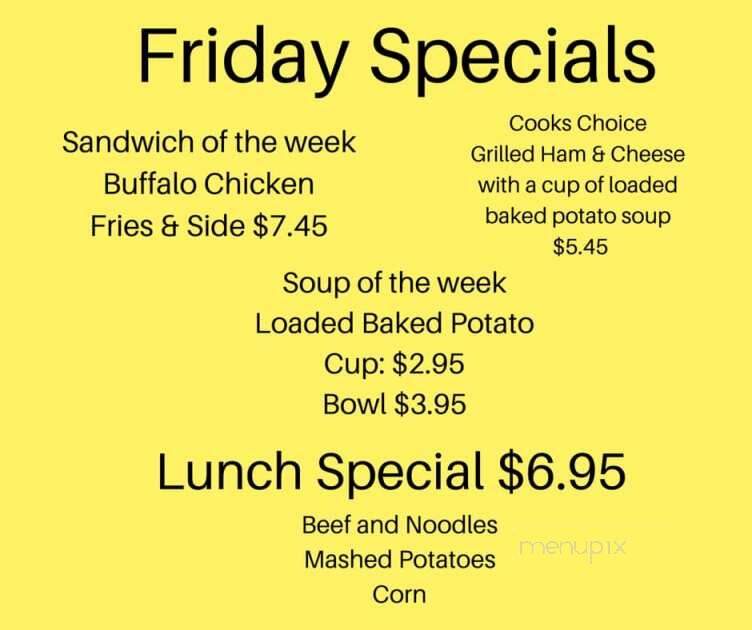 Copper Lantern - Sigourney, IA menu_pic