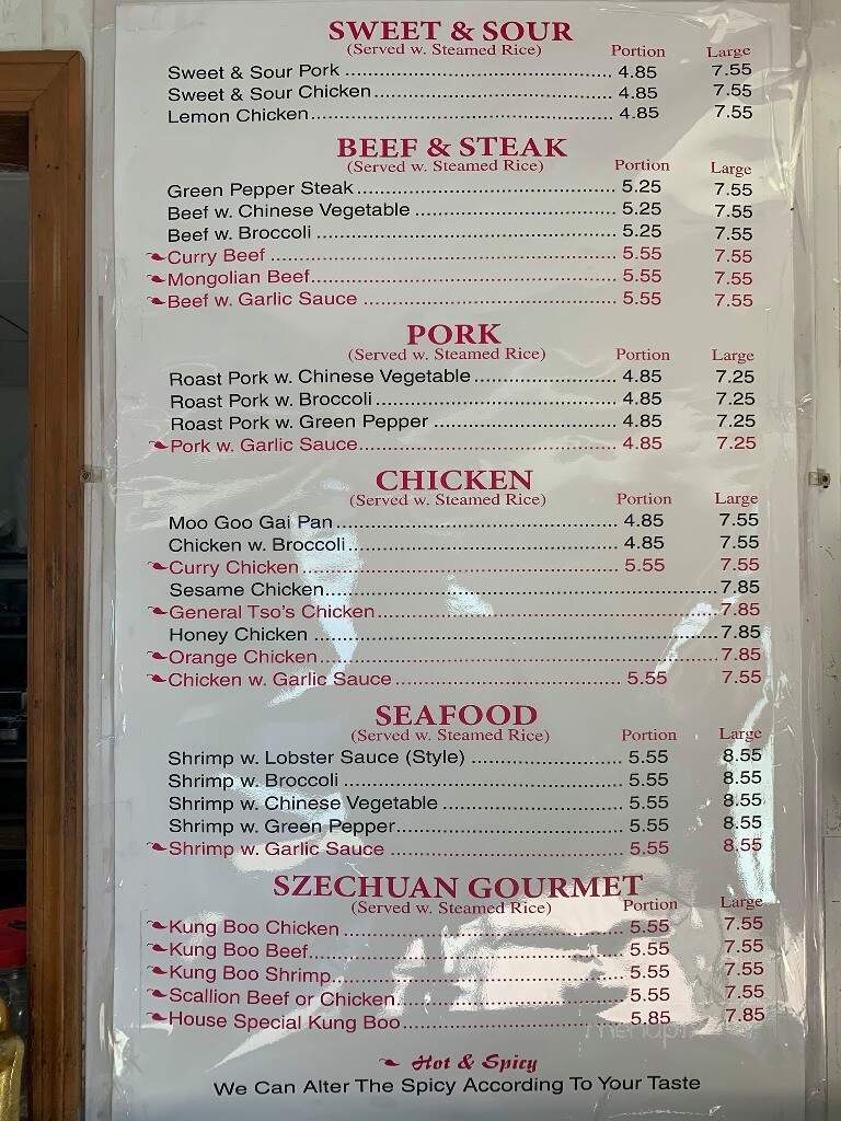 Chinese Kitchen - Statesboro, GA menu_pic