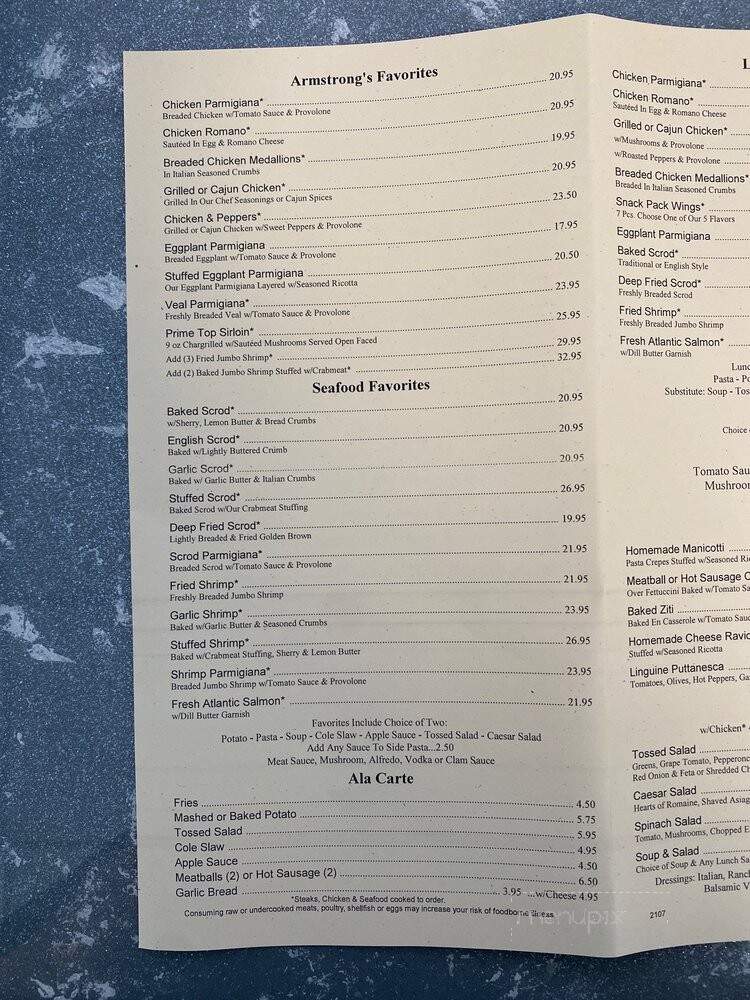 Armstrong's Restaurant - Coraopolis, PA