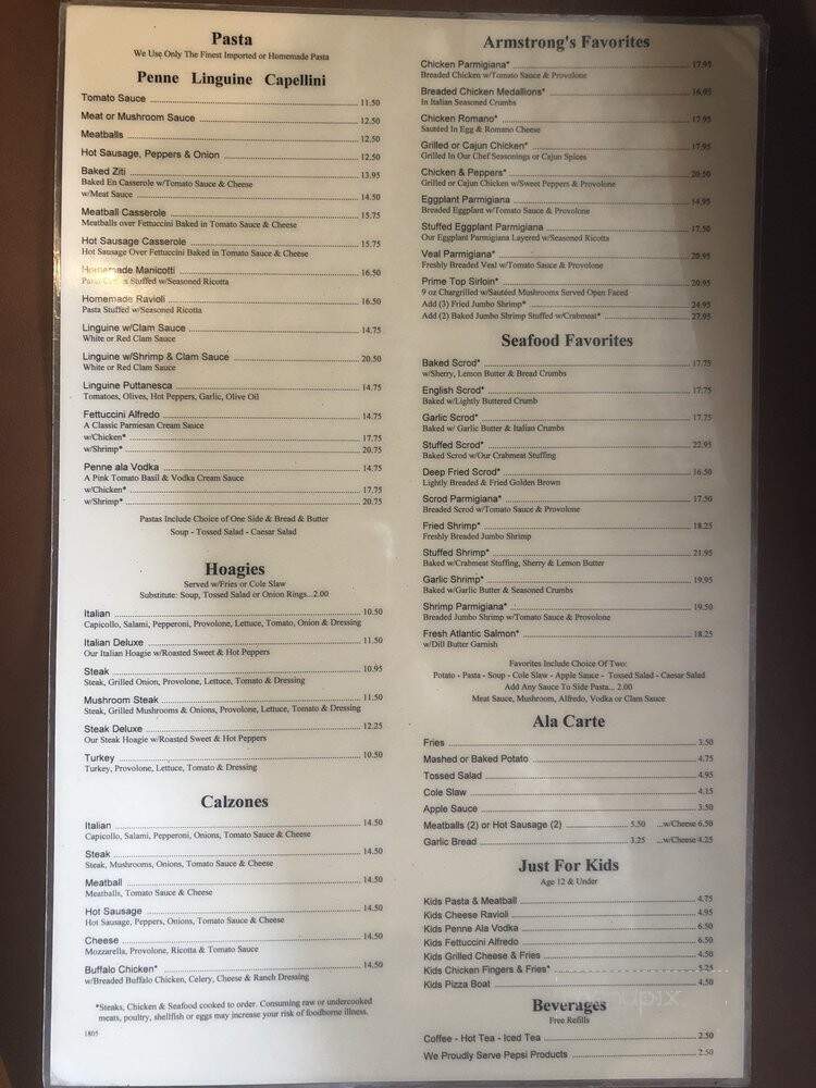 Armstrong's Restaurant - Coraopolis, PA