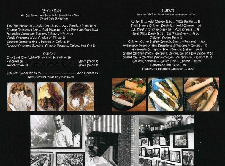 Kitty's Luncheonette - Philadelphia, PA menu_pic