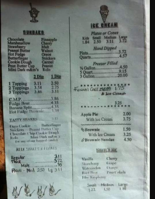 Macks's Ice Cream By Godfrey - Red Lion, PA menu_pic