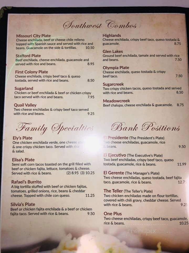 Eduardo's Mexican Restaurant - Stafford, TX menu_pic