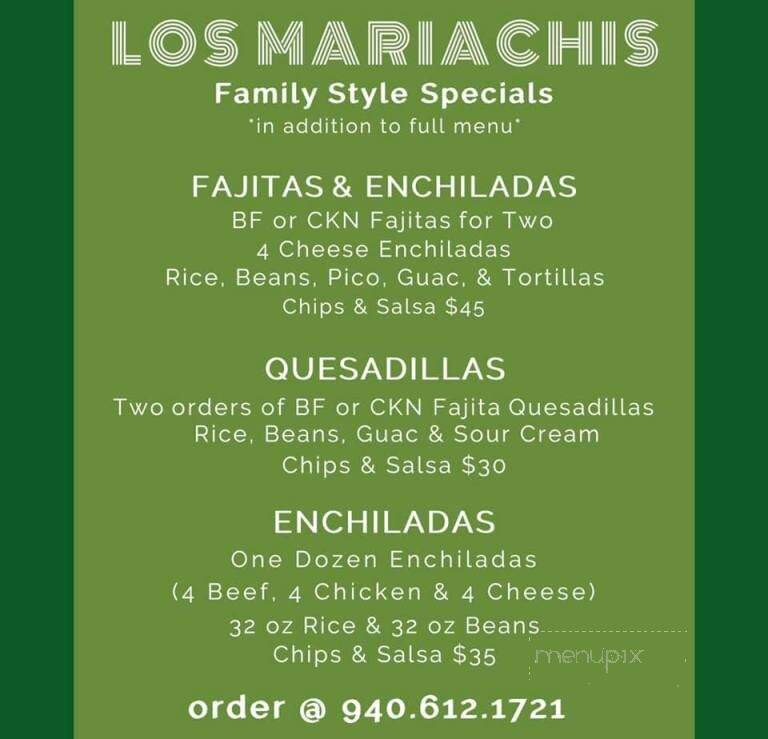 Los Mariachis Mexican Restaurant - Gainesville, TX