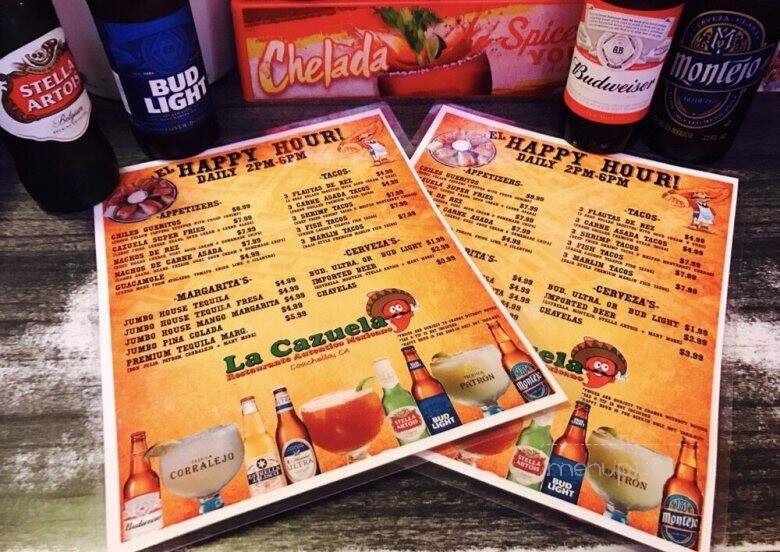 La Cazuela Restaurant - Coachella, CA menu_pic
