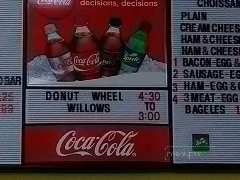 Donut Wheel - Willows, CA menu_pic