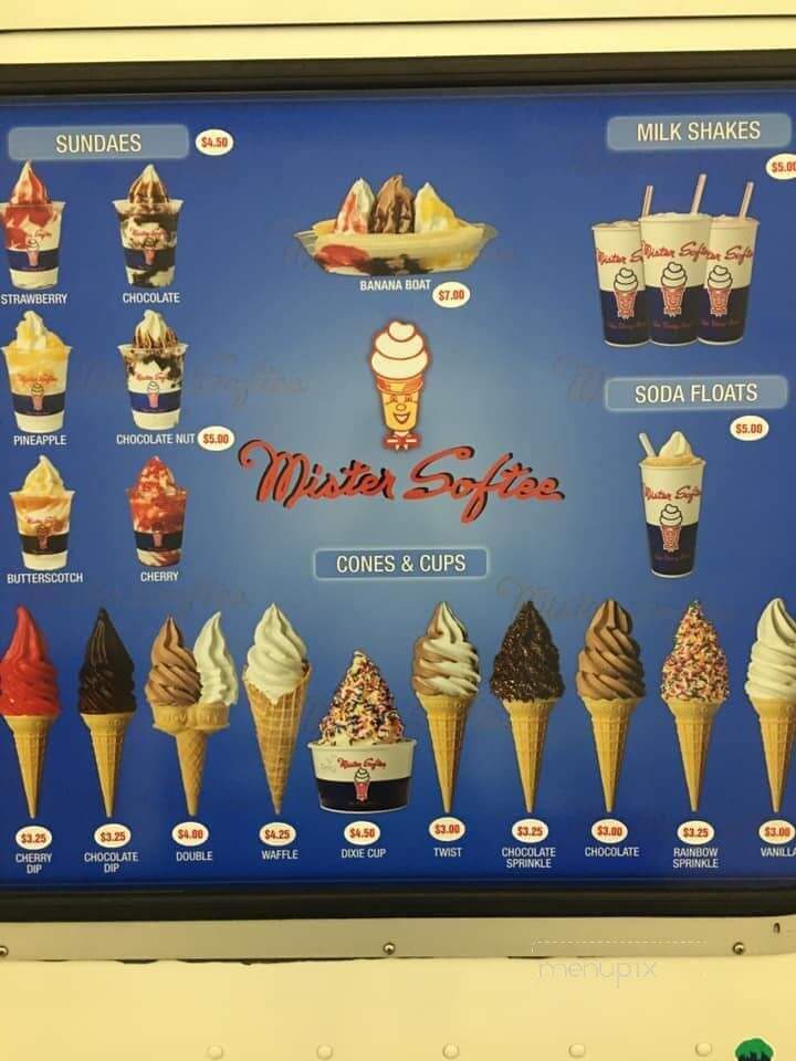 Mister Softee - Myrtle Beach, SC menu_pic