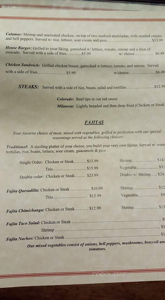 Latina's & Co - DuBois, PA menu_pic