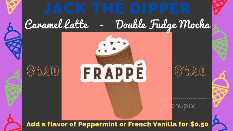 Jack the Dipper - Fletcher, NC menu_pic