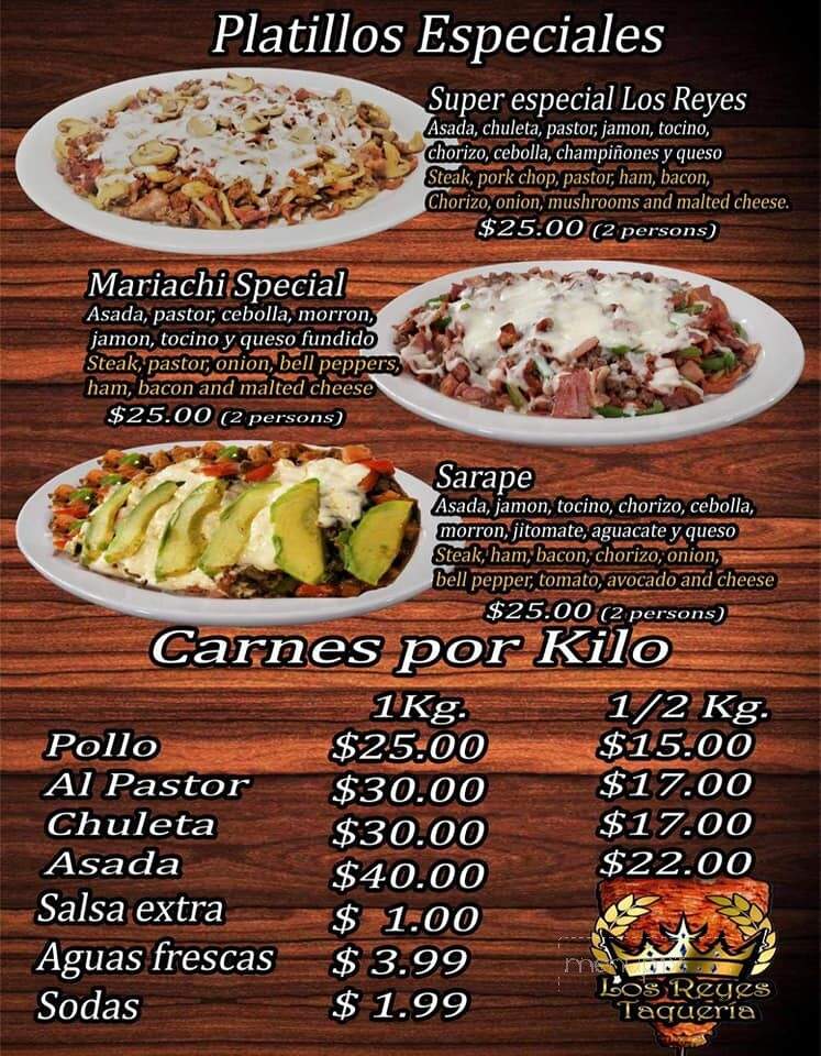 Taqueria Los Reyes - East St. Louis, IL menu_pic