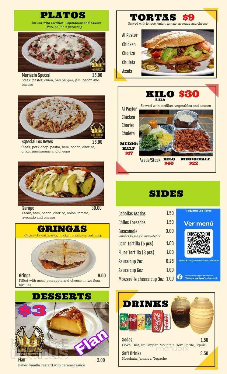 Taqueria Los Reyes - East St. Louis, IL menu_pic