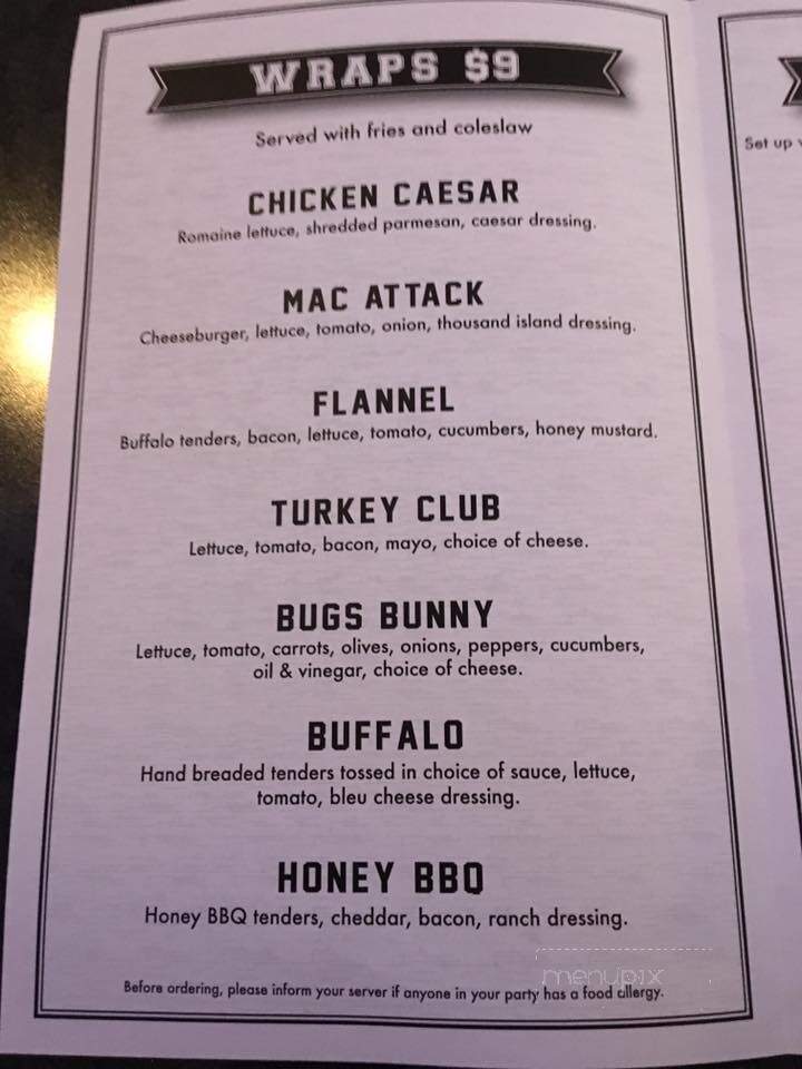 Se7ens Sports Bar & Grill - Easthampton, MA menu_pic