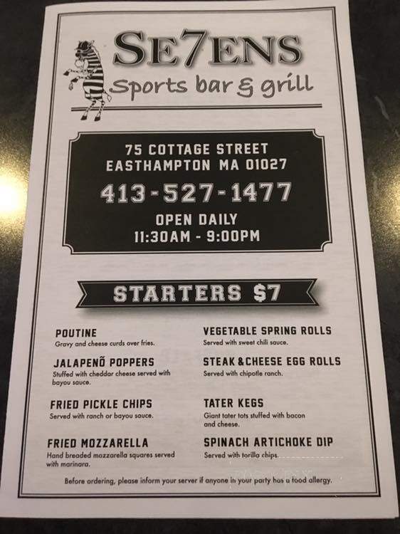 Se7ens Sports Bar & Grill - Easthampton, MA