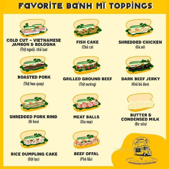 Vy Banh Mi - Portland, ME menu_pic