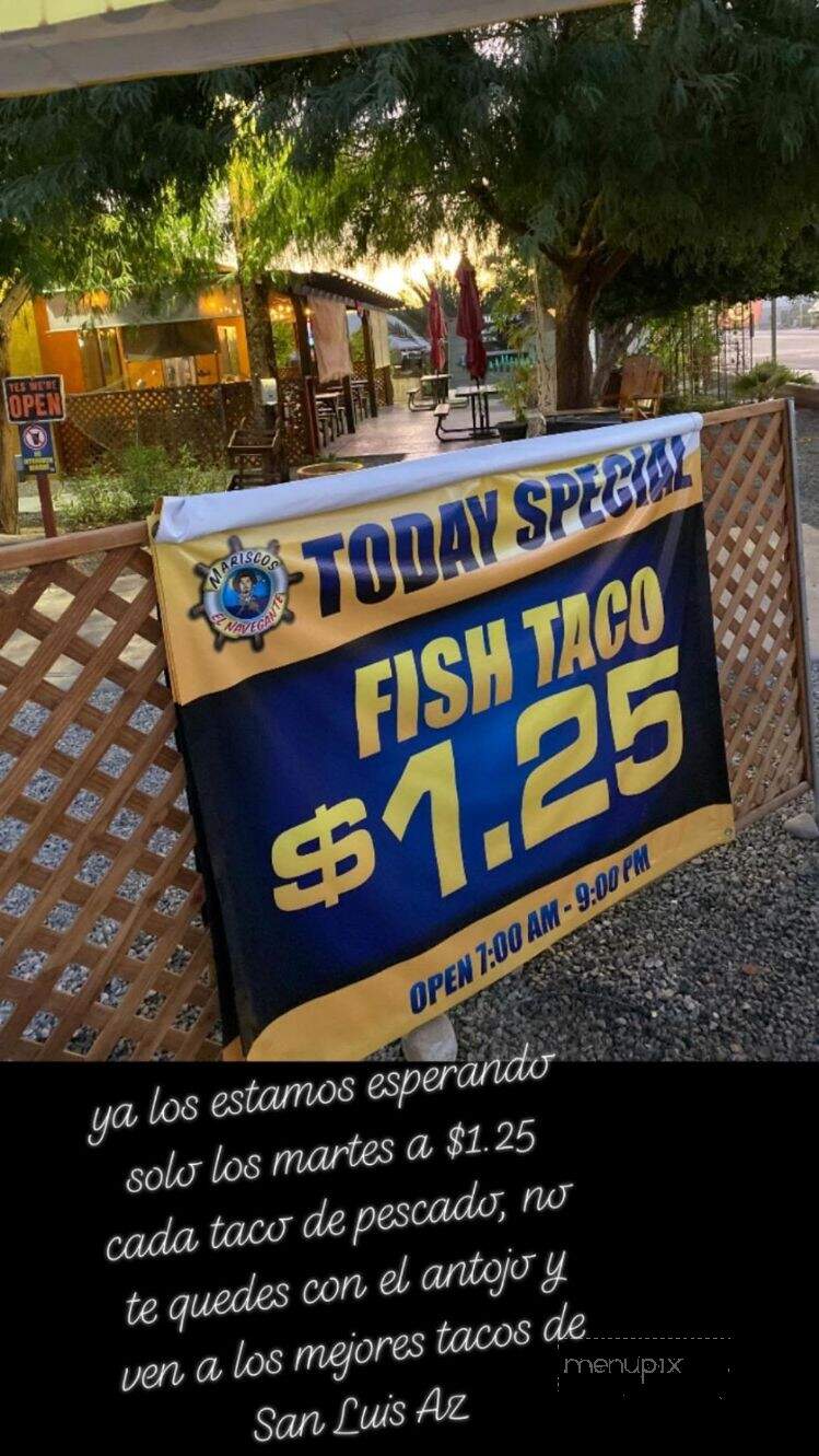 Maricos El Navegante - San Luis, AZ menu_pic