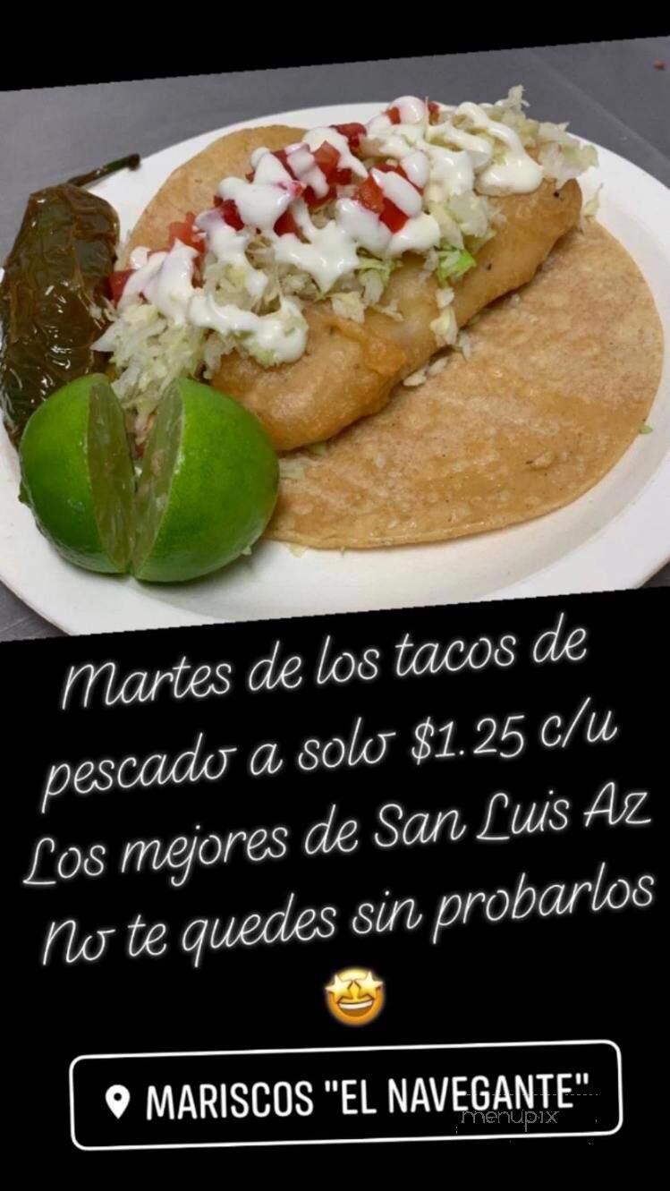 Maricos El Navegante - San Luis, AZ menu_pic