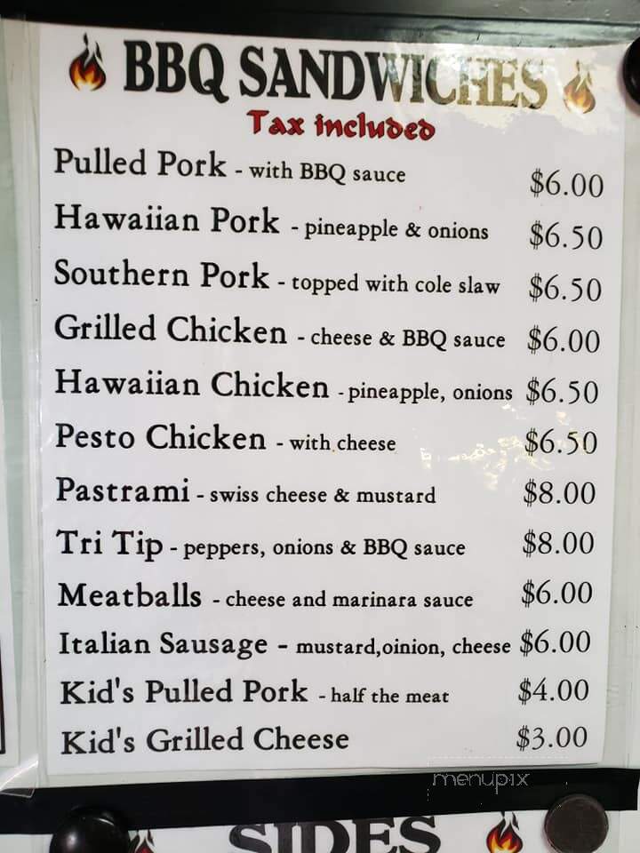 Spero's House of BBQ - Malad City, ID menu_pic