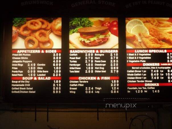Brunswick General Store - Memphis, TN menu_pic