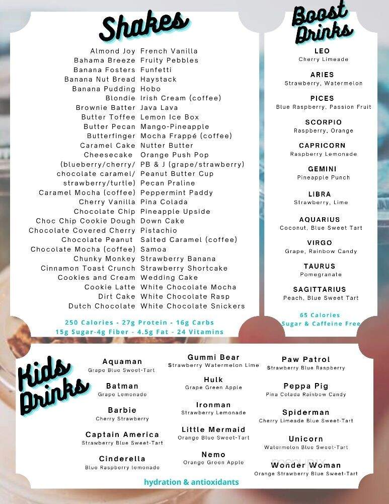 Breeze Nutrition - Pensacola, FL menu_pic