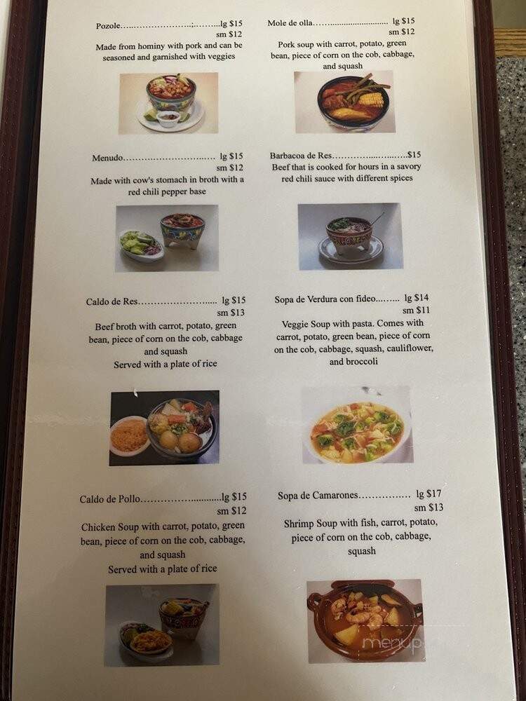 Las Koritas - Dillon, MT menu_pic