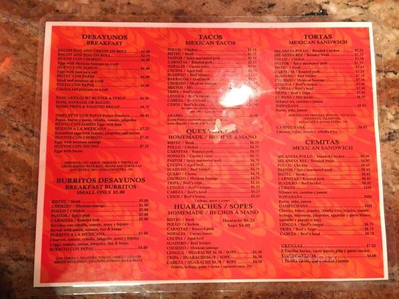 Sin Dulce Bakery - Port Chester, NY menu_pic