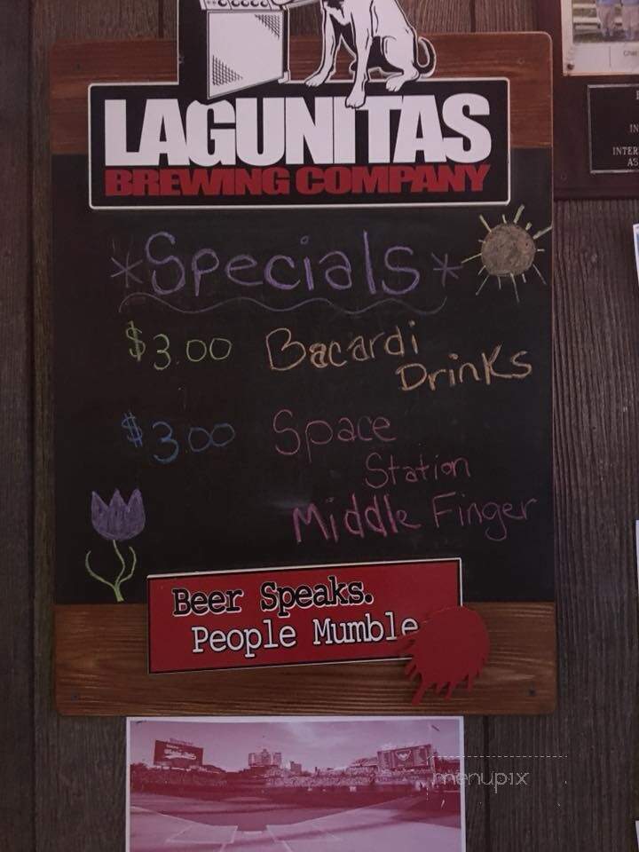 Bob's Pub - South Bend, IN menu_pic